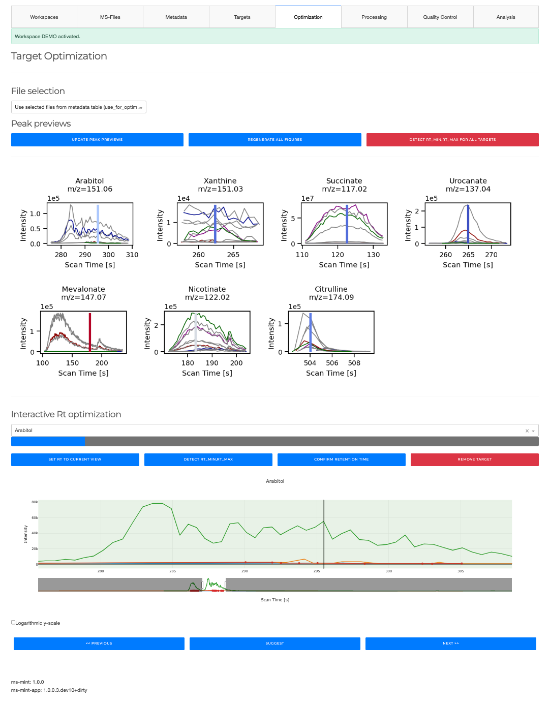 Target optimization